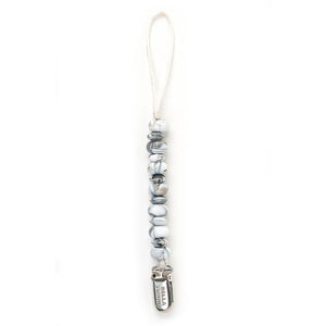 Black Marble Pacifier Clip - Eden Lifestyle