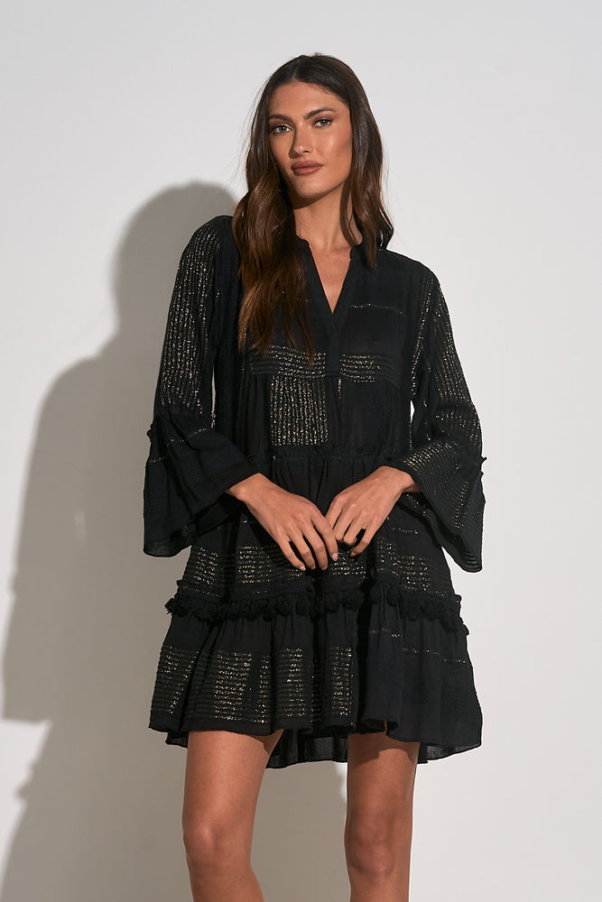 Black Shimmer Dress - Eden Lifestyle