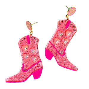 Blingy Boot Earrings - Eden Lifestyle