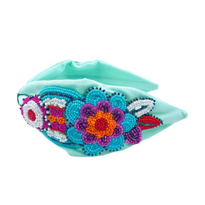 Blue Peonies Headband - Eden Lifestyle