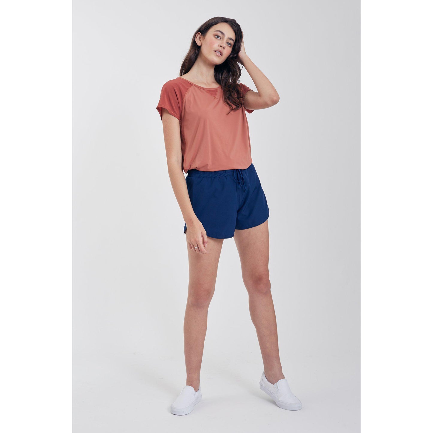 Another Love, Women - Shorts,  Brandi Space Blue/Mauve Shorts