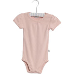 Wheat, Baby Girl Apparel - One-Pieces,  Wheat Body Frill Onesie Powder