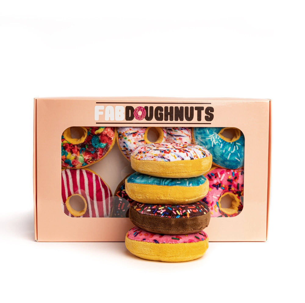 Box of Doughnuts Squeaky Dog Toy - Eden Lifestyle