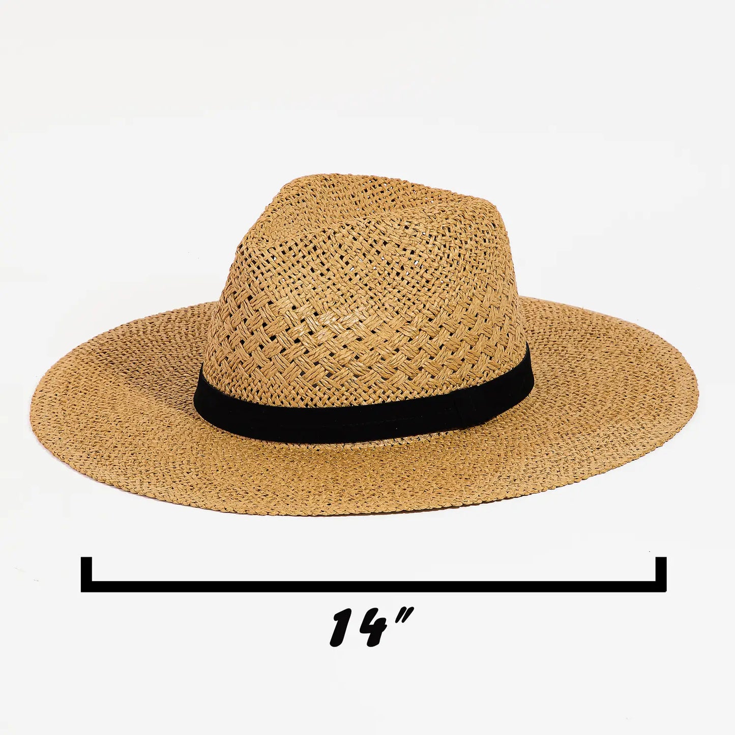 Braided Fashion Fedora Sun Hat - Eden Lifestyle