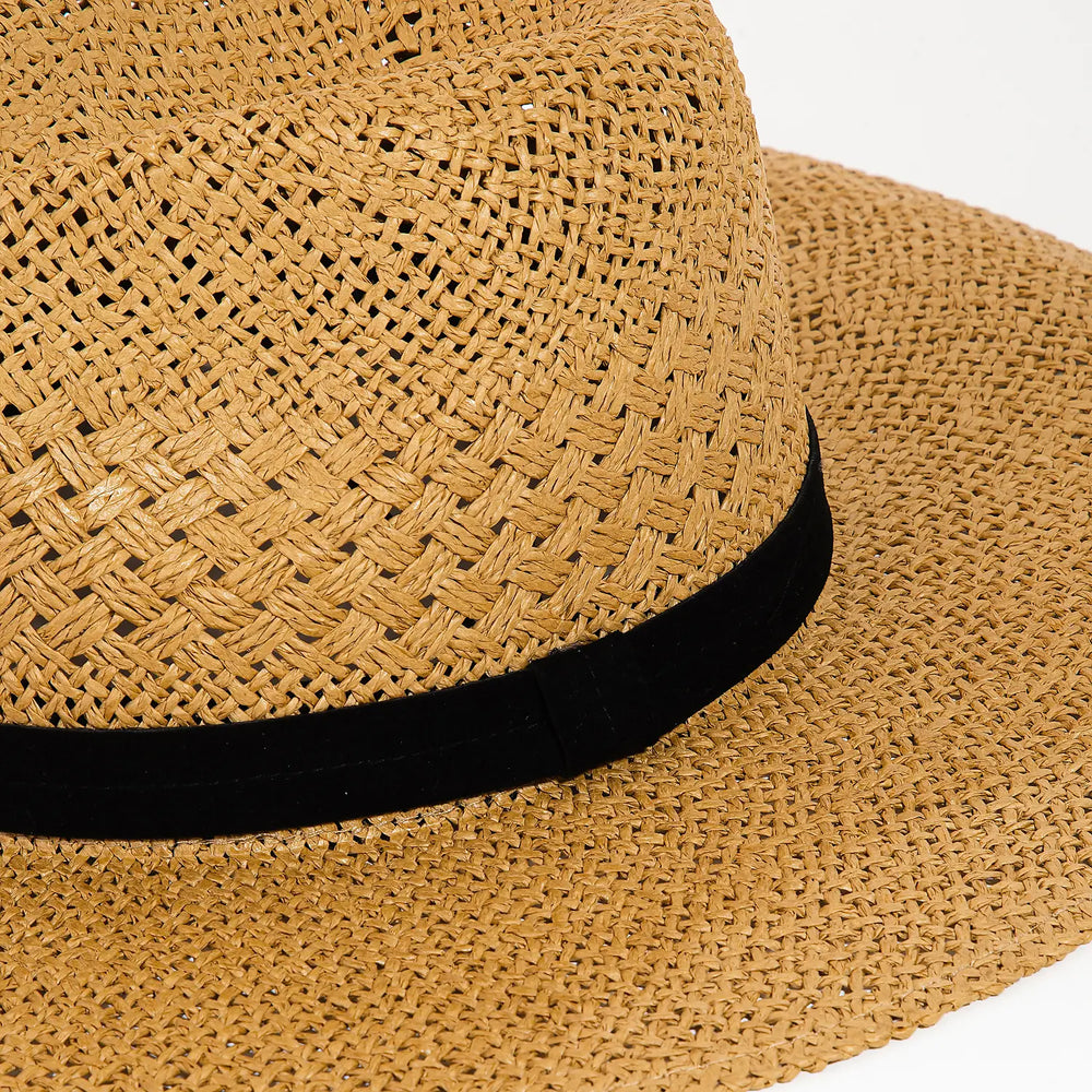 Braided Fashion Fedora Sun Hat - Eden Lifestyle