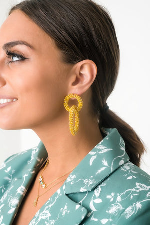 Violet & Brooks, Accessories - Jewelry,  Brie Glass Bead Earring