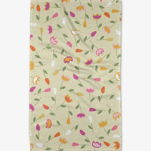 Bright Buds Kitchen Tea Towel - Eden Lifestyle