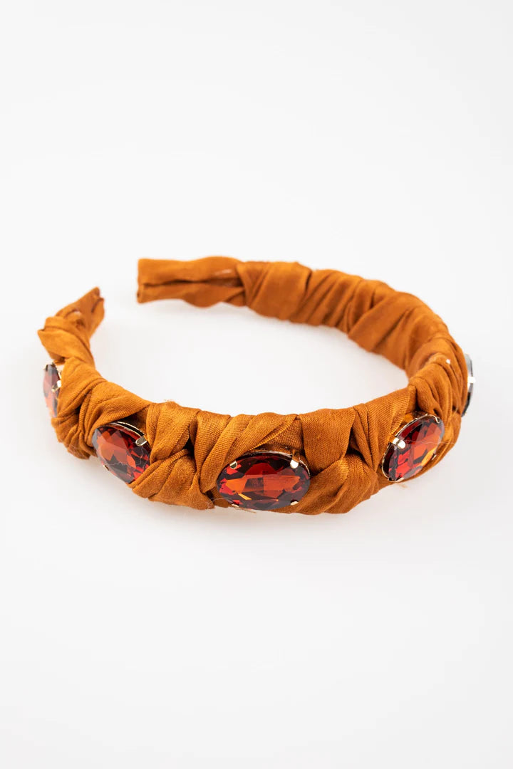 Bronze Crystal Knotted Crown - Eden Lifestyle