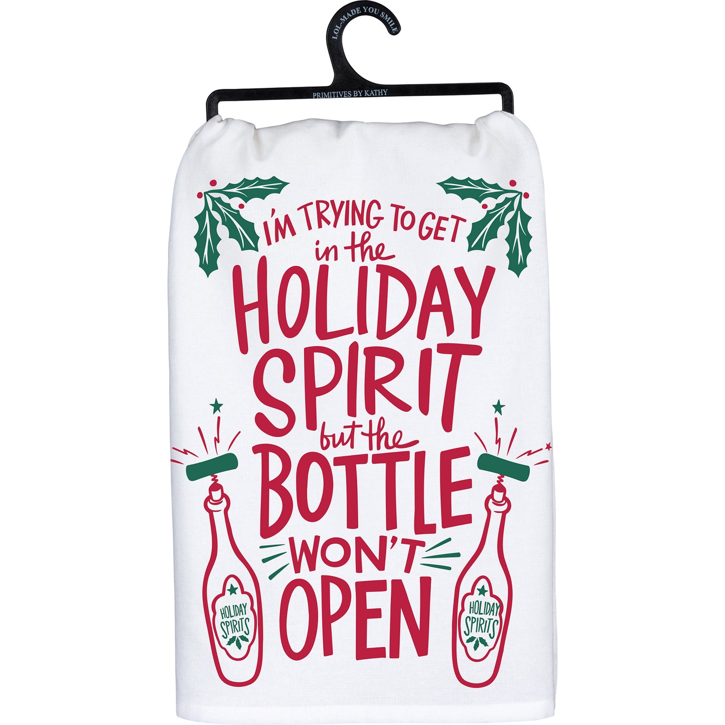 But The Bottle Won't Open Kitchen Towel - Eden Lifestyle