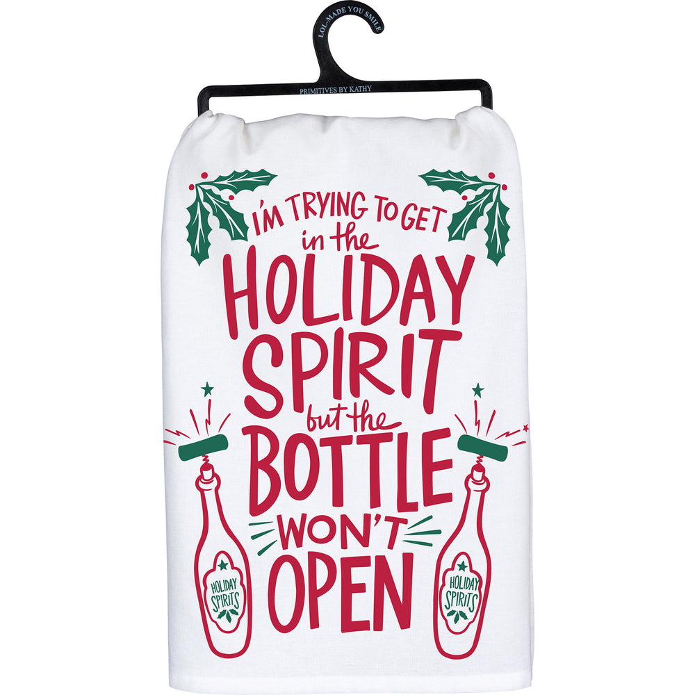 But The Bottle Won't Open Kitchen Towel - Eden Lifestyle