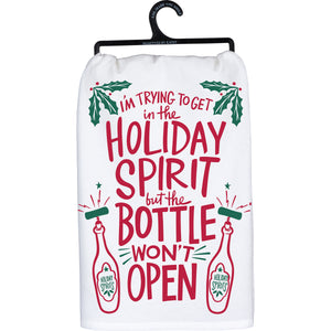 But The Bottle Won't Open Kitchen Towel - Eden Lifestyle