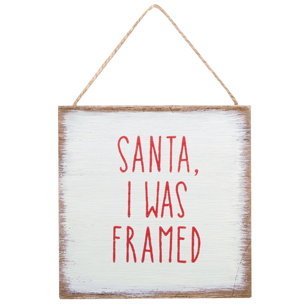 Santa, I was Framed Ornament - Eden Lifestyle