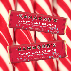 Candy Cane Crunch Chocolate Candy Bar - Eden Lifestyle