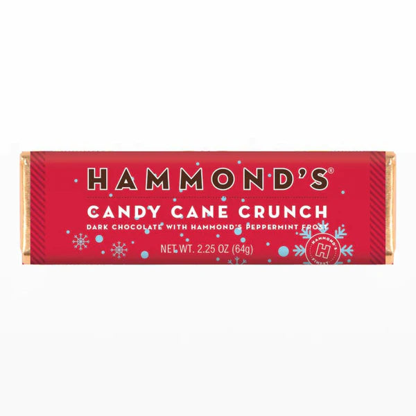 Candy Cane Crunch Chocolate Candy Bar - Eden Lifestyle