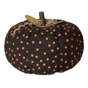 XLarge Orange Dot Pumpkin Decor - Eden Lifestyle