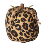 Large Cheetah Fabric Pumpkin Decor - Eden Lifestyle