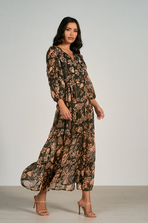 Napa Print Dress - Eden Lifestyle