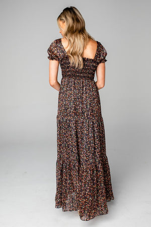 HATTIE SMOCKED MAXI DRESS - WHIMSY - Eden Lifestyle