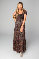 HATTIE SMOCKED MAXI DRESS - WHIMSY - Eden Lifestyle