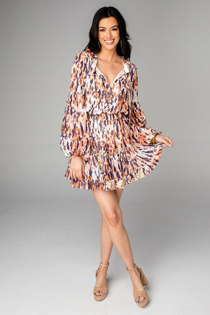 ZOZO ELASTIC WAIST MINI DRESS - MONACO - Eden Lifestyle