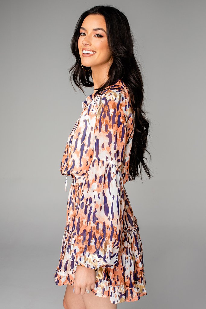 ZOZO ELASTIC WAIST MINI DRESS - MONACO - Eden Lifestyle