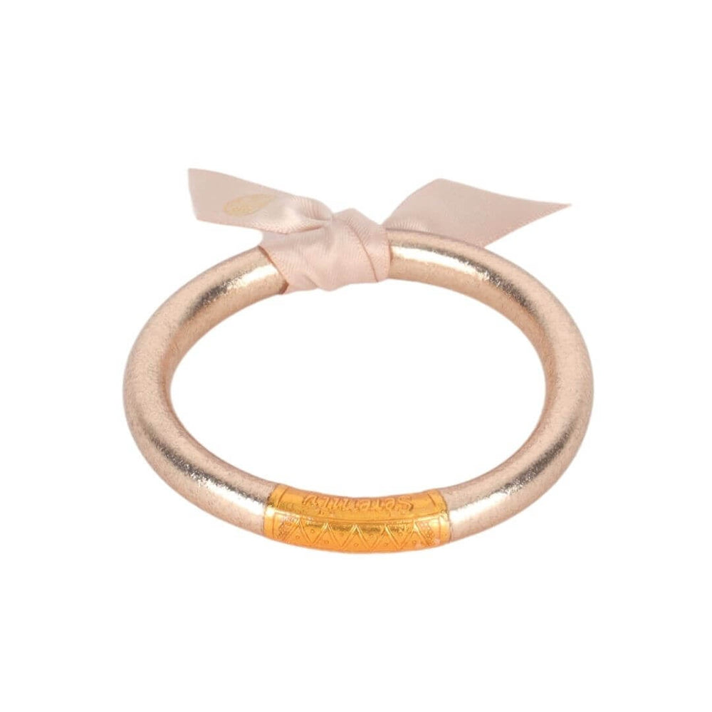 BuDaGirl CHAMPAGNE TZUBBIE ALL WEATHER BANGLE® (AWB®) - SERENITY PRAYER - Eden Lifestyle