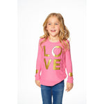 Chaser, Girl - Shirts & Tops,  Chaser Girls Golden Love Top