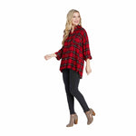 Mud Pie, Women - Shirts & Tops,  Mud Pie Collier Red Flannel Buttondown