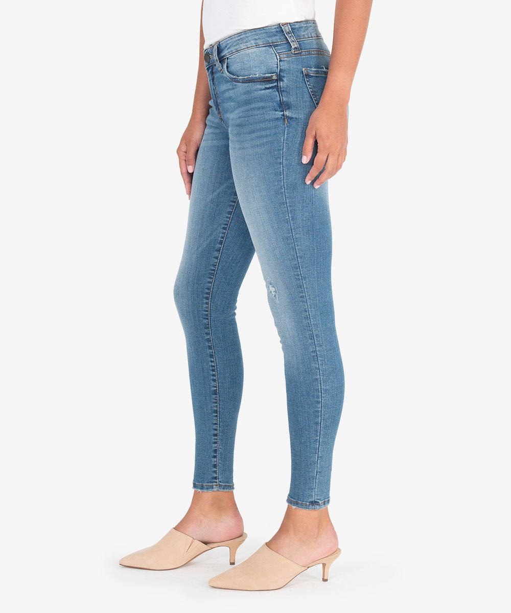 KUT from the Kloth, Women - Denim,  KUT from the Kloth | CONNIE SLIM FIT ANKLE SKINNY (CONSCIOUSLY WASH)