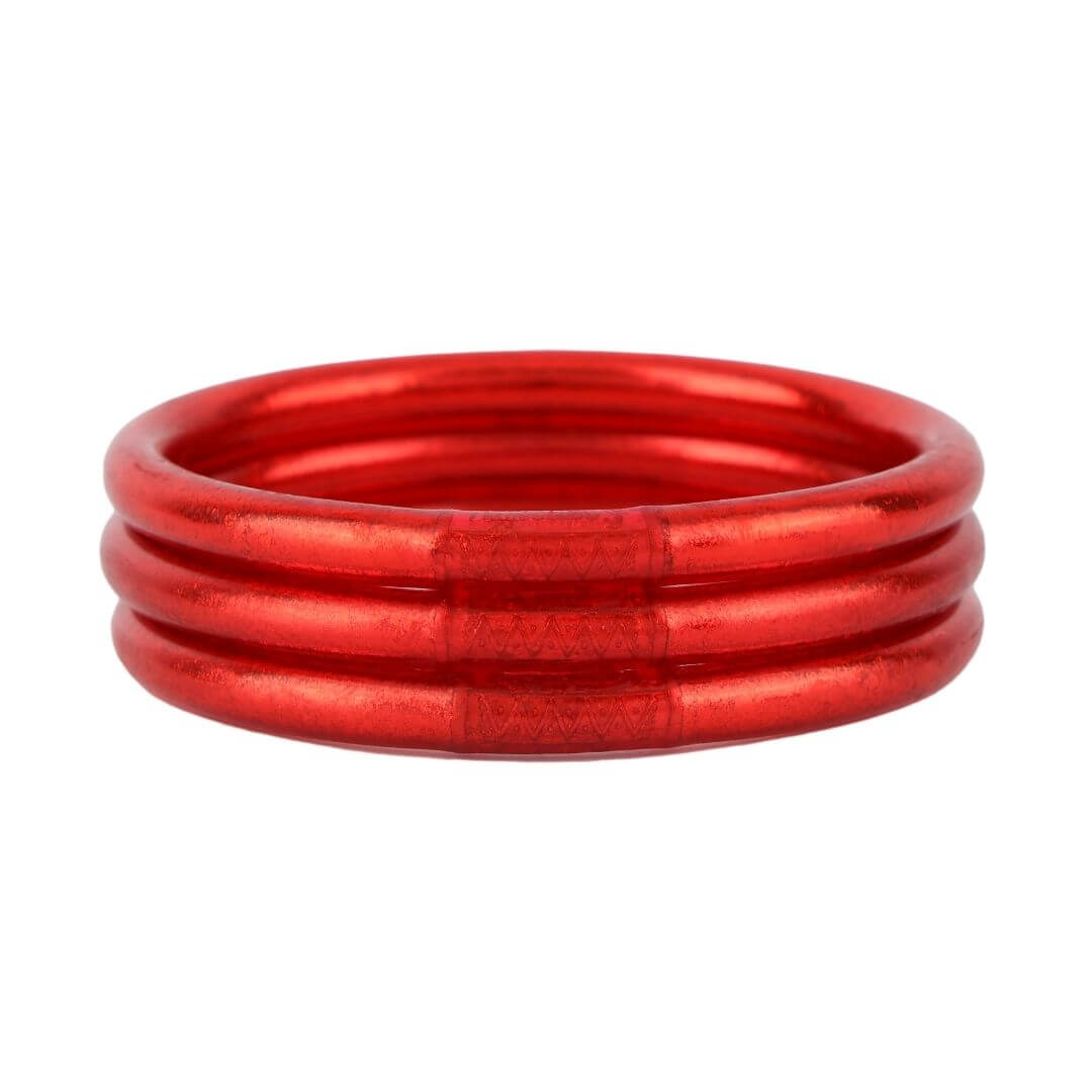 BuDhaGirl CRIMSON ALL WEATHER BANGLES® (AWB®) - SERENITY PRAYER - Eden Lifestyle