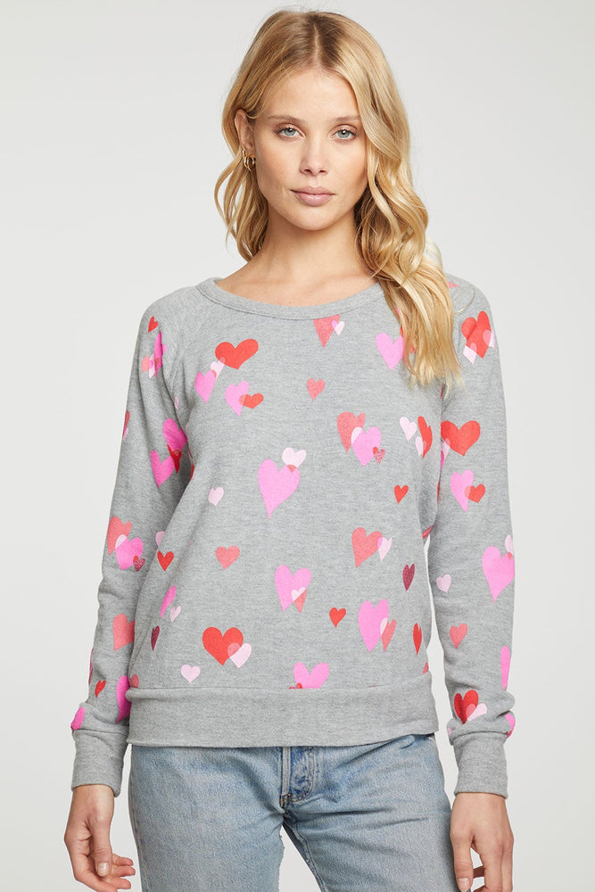 Chaser Love Hearts Sweatshirt - Eden Lifestyle