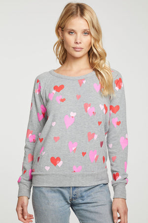 Chaser Love Hearts Sweatshirt - Eden Lifestyle