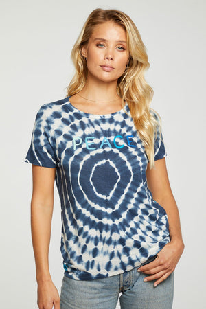 Chaser Tie Dye Peace Tee - Eden Lifestyle