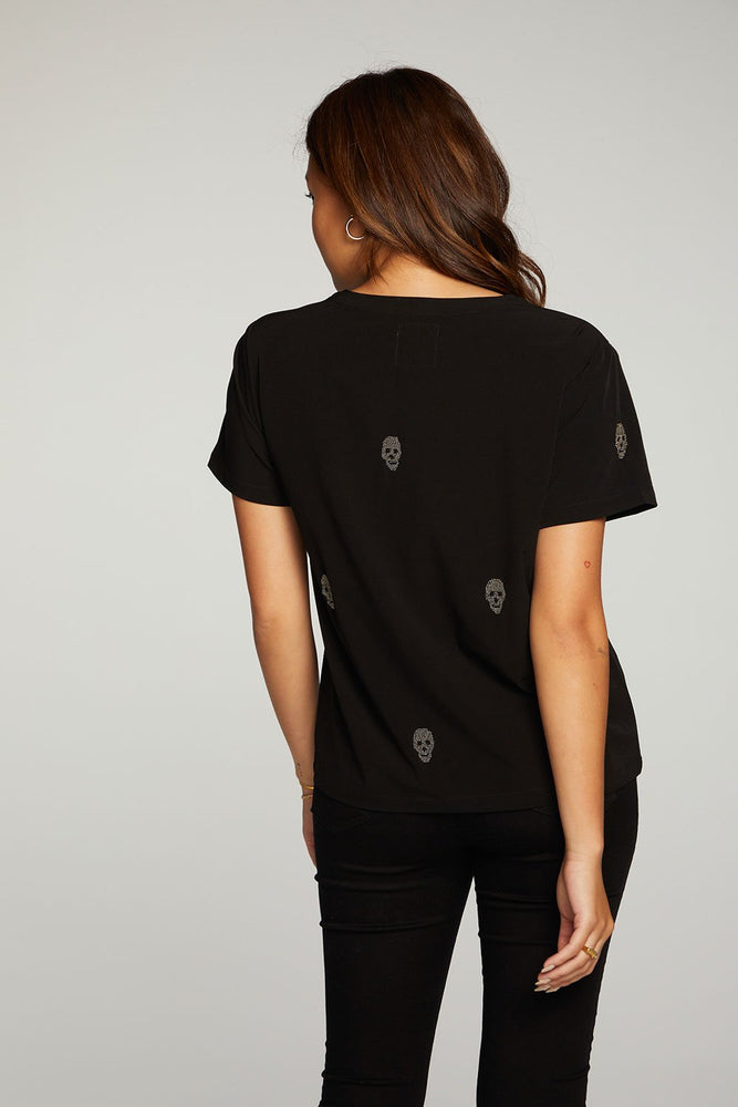 Chaser BEADED SKULLS SHORT SLEEVE TEE - Eden Lifestyle