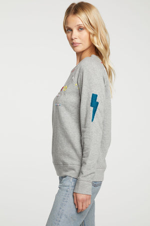 Chaser Happy Peace Sweatshirt - Eden Lifestyle