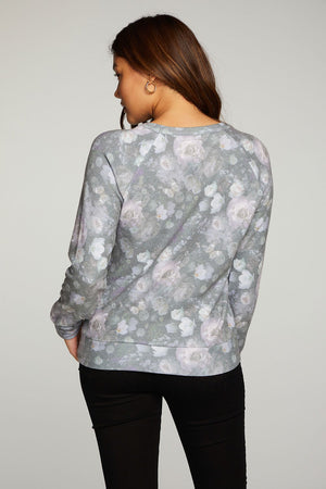 Chaser RPET BLISS KNIT LONG SLEEVE RAGLAN PULLOVER - Eden Lifestyle