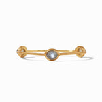 Julie Vos - Calypso Bangle Gold Iridescent Charcoal Blue - Eden Lifestyle