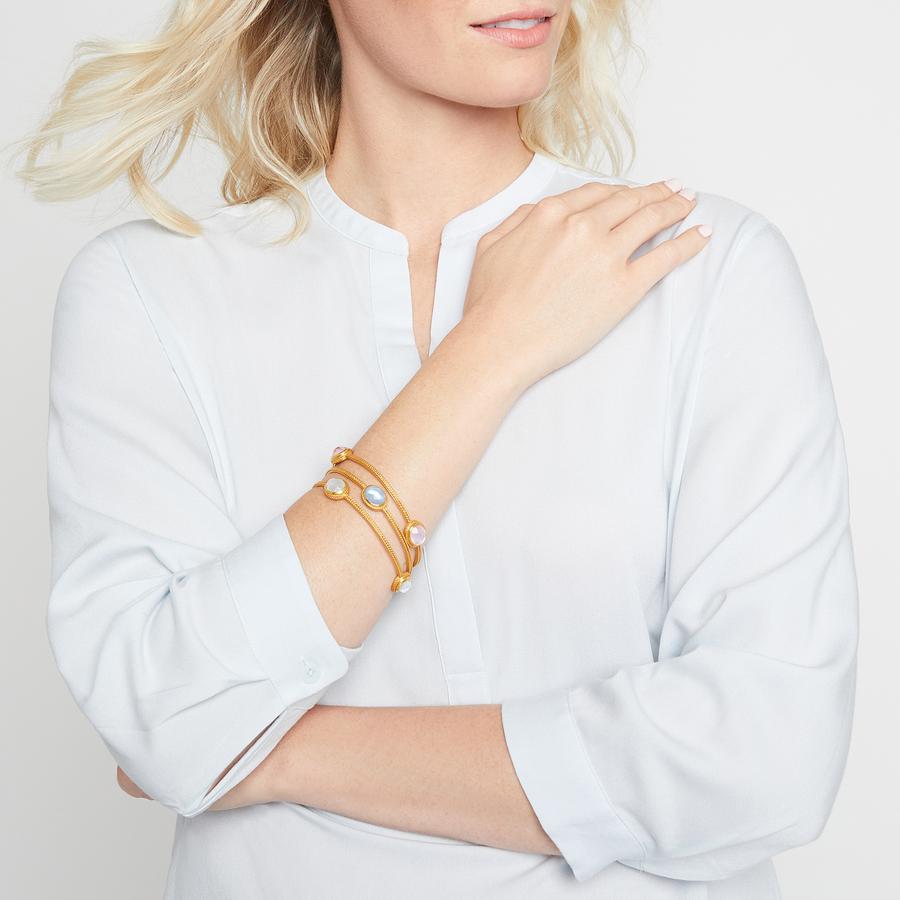 Julie Vos, Accessories - Jewelry,  Julie Vos - Calypso Bangle Iridescent Rouge