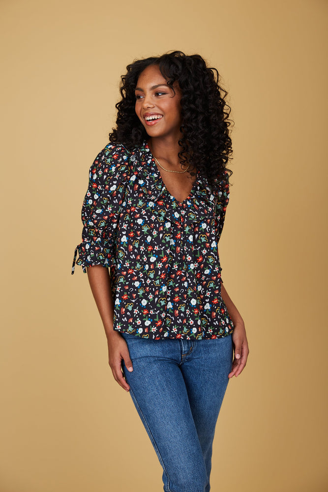 Camille Top Boho Blooms - Eden Lifestyle