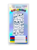 Candy Cat Coloring Sock - Eden Lifestyle