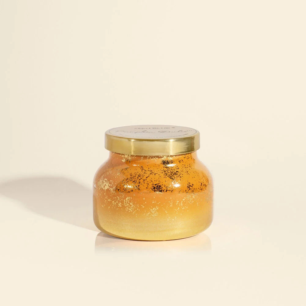 Capri BLUE Pumpkin Dulce Glimmer Petite Jar, 8 oz - Eden Lifestyle