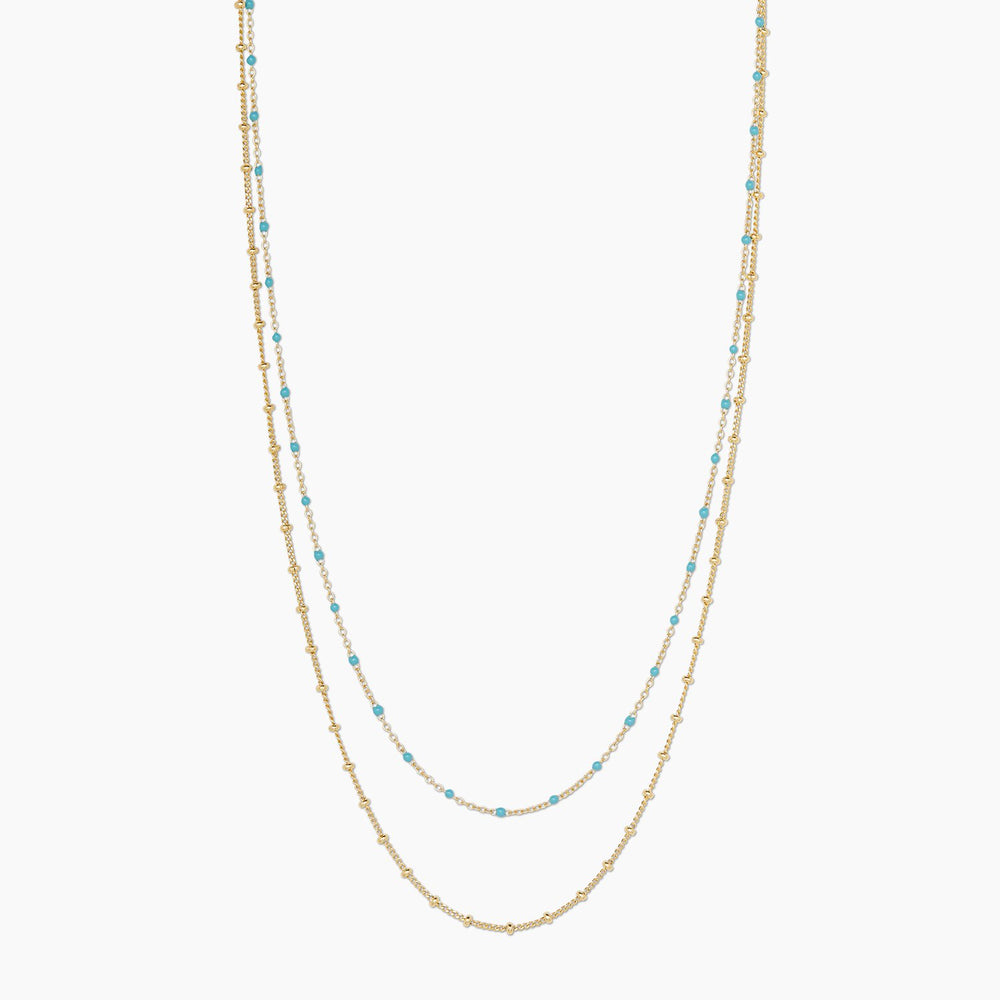 Capri Layer Necklace Turquoise - Eden Lifestyle