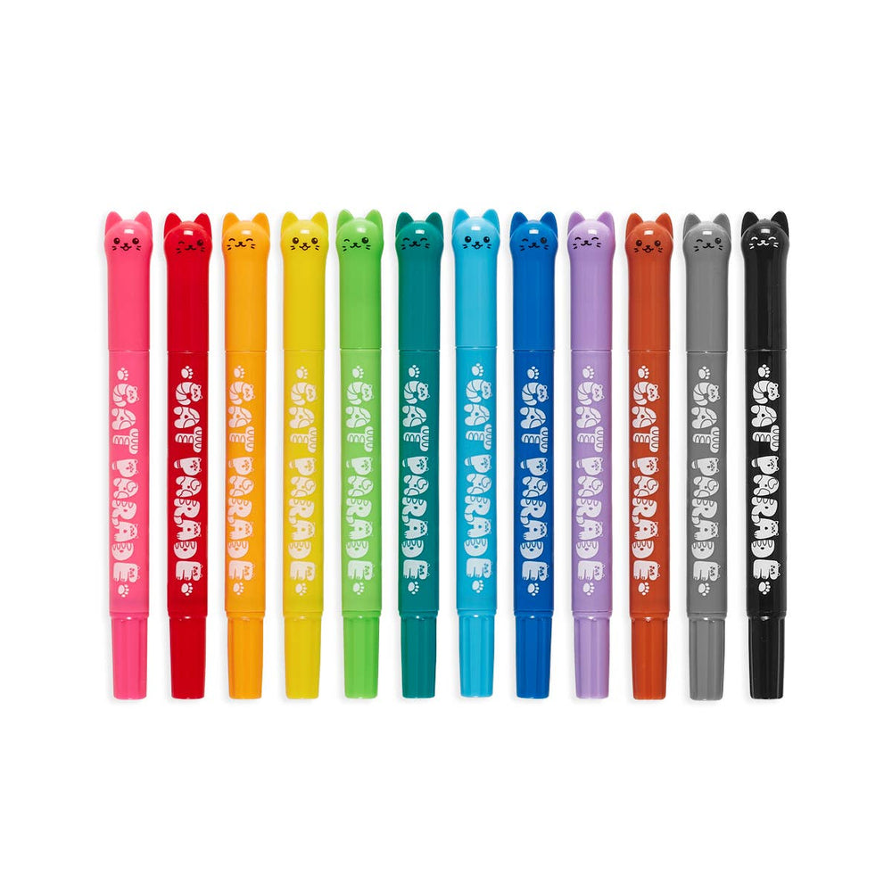 Cat Parade Gel Crayons - Set of 12 - Eden Lifestyle