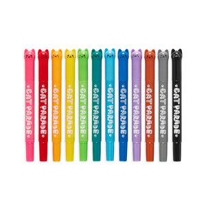 Cat Parade Gel Crayons - Set of 12 - Eden Lifestyle