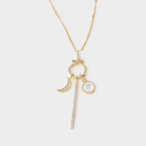 Gorjana, Accessories - Jewelry,  Gorjana - Celestial Mixed Charm Necklace