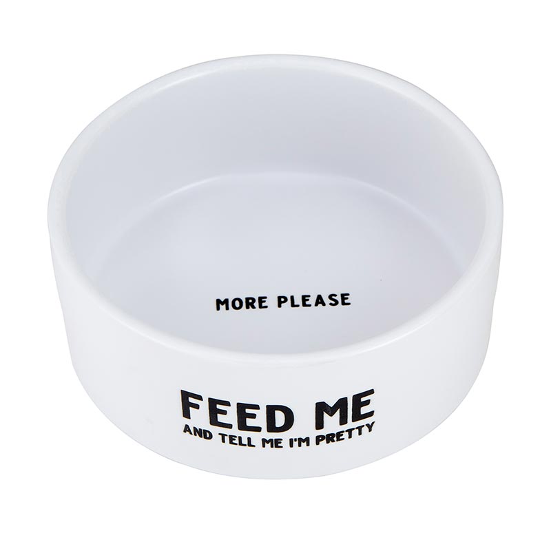 Feed Me Ceramic Pet Bowl - Eden Lifestyle