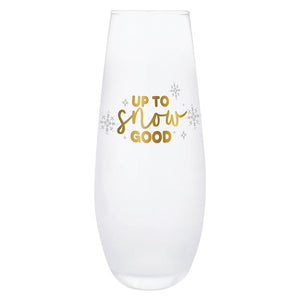 Champagne Glass - Up To Snow Good - Eden Lifestyle