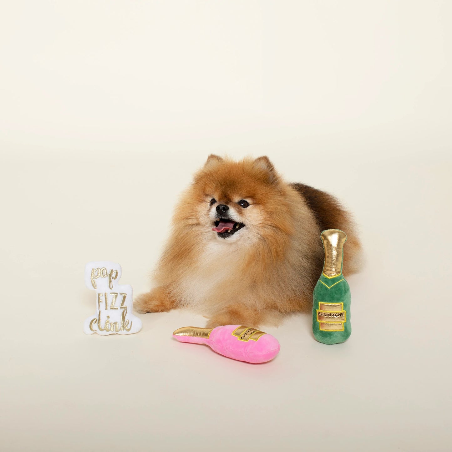 Champagne Mini Dog Toys - Eden Lifestyle