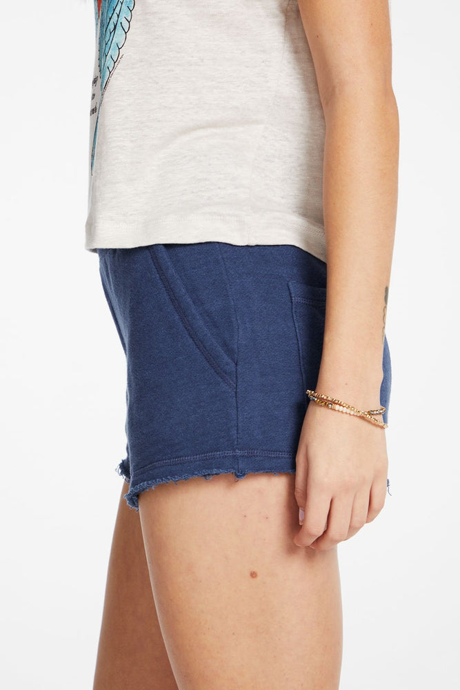 Chaser, Women - Shorts,  Chaser - Linen French Terry Easy Shorts With Pockets