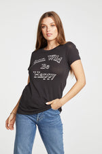 Chaser, Women - Tees,  Chaser - Run Wild Basic Slim Tee